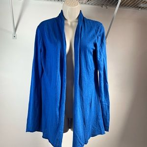 White and Warren Silk Flyaway Cardigan Sweater XS